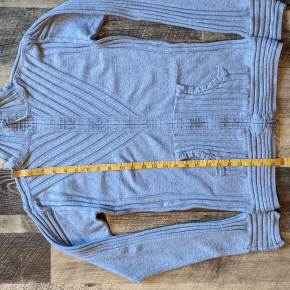 Athleta OC Freestone Rib Knit Jacket Full-Zip-Front Mockneck - Picture 6 of 8